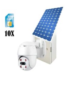 دوربین زوم دار 10x خورشیدی سیمکارتی