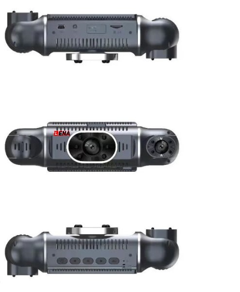 دوربین خودرو چهارلنزه مانیتوردار وای فای CL4 LENA - تصویر 3