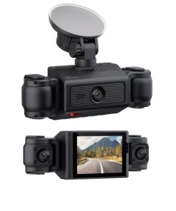 دوربین خودرو چهار لنزه مانیتوردار رم خور CLE4 LENA