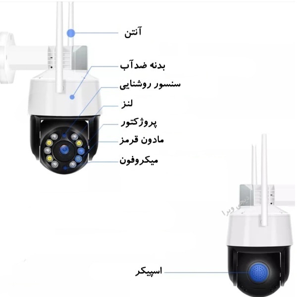 دوربین مداربسته زوم دار اپتیکال سیمکارت خور 36X LENA - تصویر 3