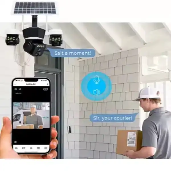 دوربین اسپیددام خورشیدی سه لنز سیم‌کارت‌خور SLR3 LENA