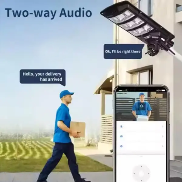 چراغ خیابانی دوربین دار خورشیدی سیمکارت خور مدل LC510