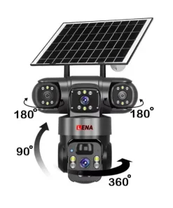 دوربین خورشیدی اسپیددام سه لنزه سیمکارت خور PSL3 LENA