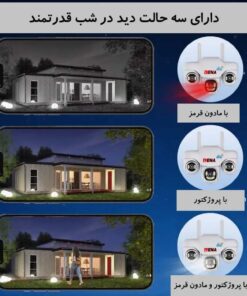 دوربین 3 لنز موتور دار گردان سیم کارت خور LENA SRW3